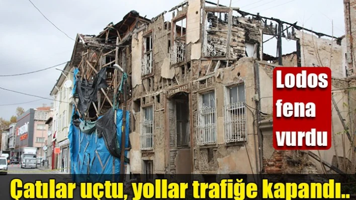 Lodos vurdu