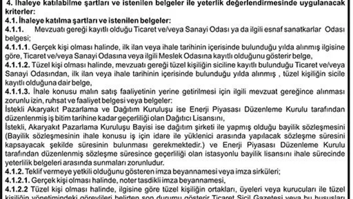 30 000 LT MOTORİN-DİĞER (EURODİZEL) SATIN ALINACAKTIR