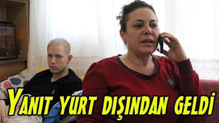 Yanıt yurt dışından geldi