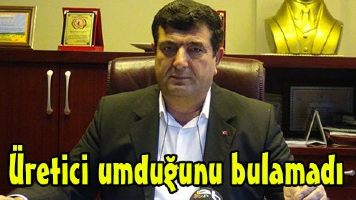 Üretici umduğunu bulamadı