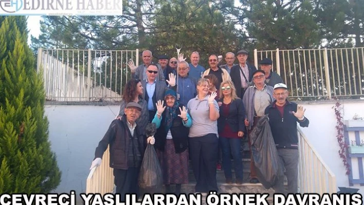 Çevreci Yaşlılardan Örnek Davranış