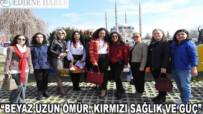 'Beyaz uzun ömrü, kırmızı sağlık ve gücü temsil ediyor'