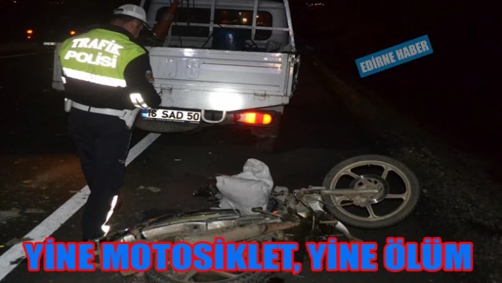Yine motosiklet kazası