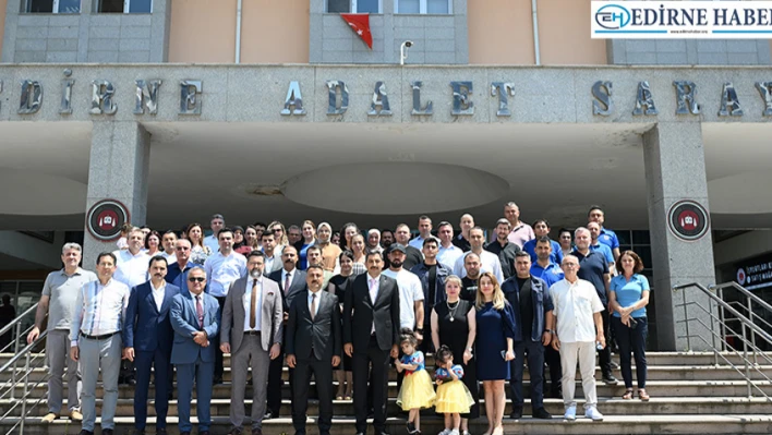 Edirne Cumhuriyet Başsavcısı Çakmak Şanlıurfa'ya gözyaşlarıyla uğurlandı