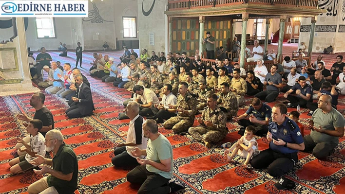 Edirne'de 15 Temmuz'un yıldönümünde şehitler anıldı