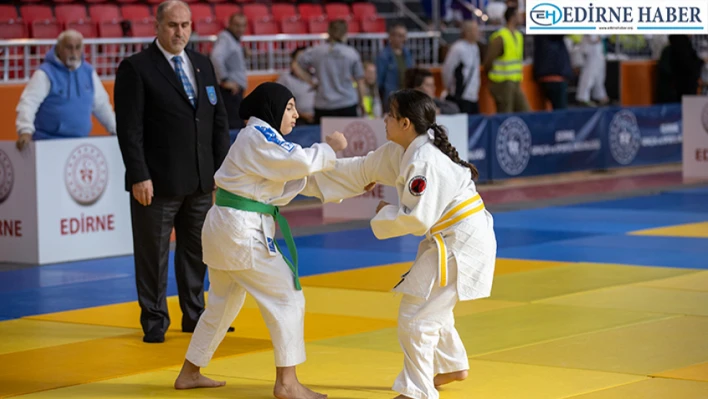 Edirne'de 3. Uluslararası Judo Şampiyonası yapıldı