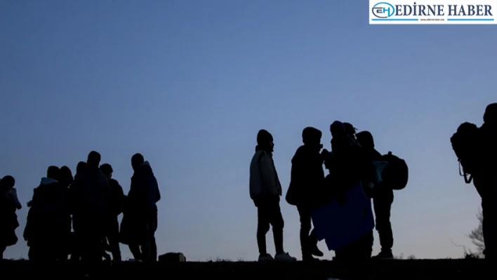Edirne'de 57 düzensiz göçmen yakalandı
