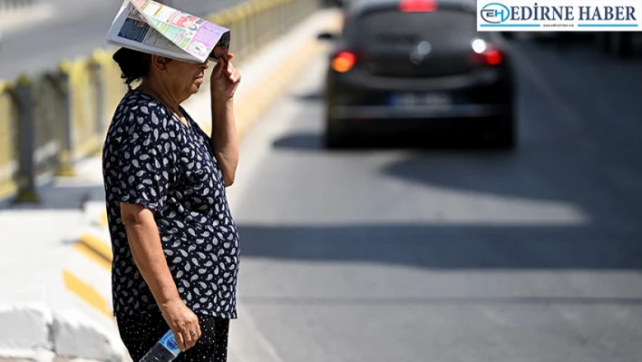 Edirne'de aşırı sıcakların ardından Perşembe günü yağmur bekleniyor