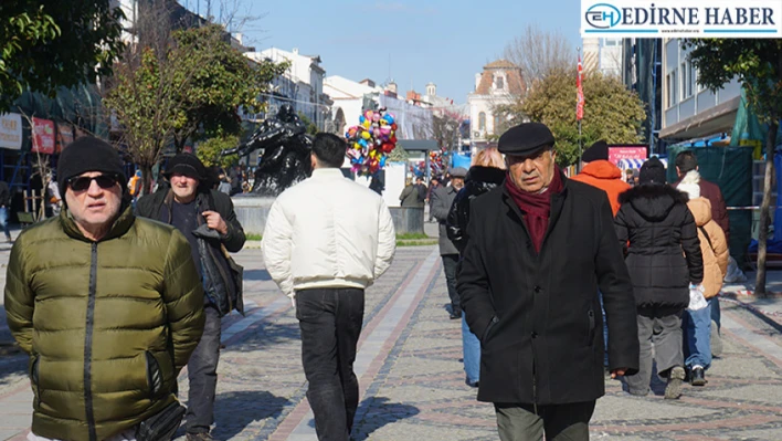 Edirne'de dondurucu soğuk etkili oluyor