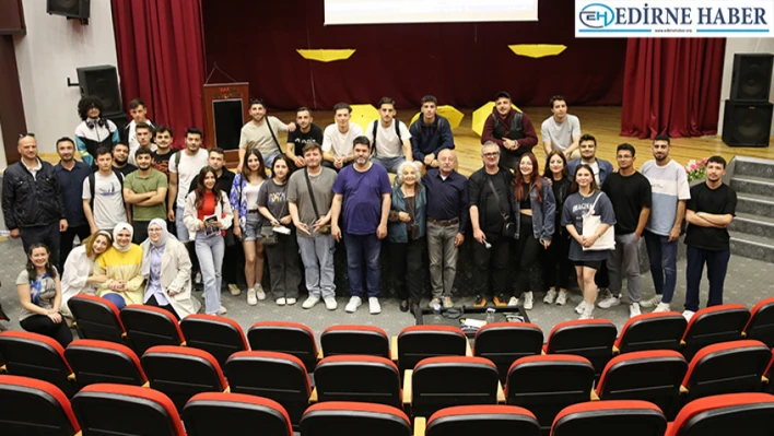 Edirne'de düzenlenen 9. Gezici Balkan Panorama Film Festivali kapsamında 'Çatlak' filmi gösterildi