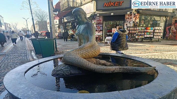 Edirne'de geçtiğimiz hafta etkili olan kar yerini dondurucu soğuğa bıraktı.