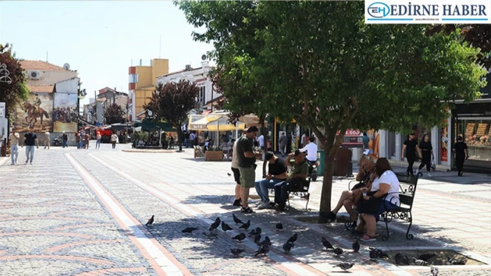 Edirne'de hava ısınıyor