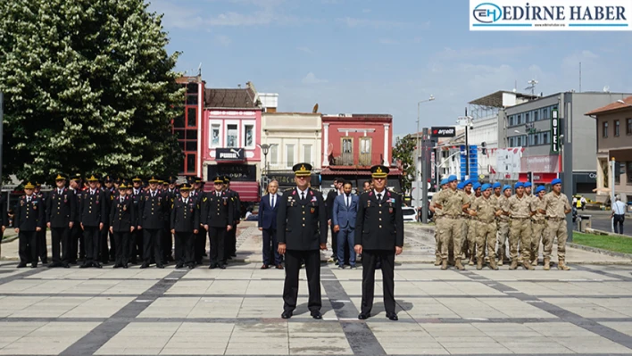 Edirne'de Jandarma Teşkilat'ının 185. yıl dönümü törenle kutlandı