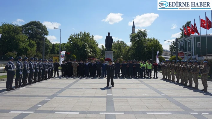 Edirne'de Jandarma Teşkilatı'nın kuruluşunun 184'üncü yılı törenle kutlandı