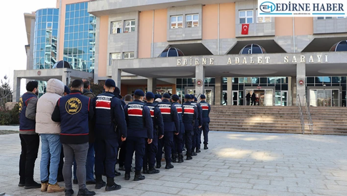 Edirne'de köy arazisinin satışıyla ilgili eski muhtarın da aralarında olduğu 8 şüpheli tutuklandı