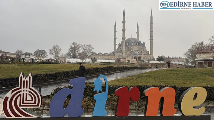 Edirne'de sağanak etkili oldu