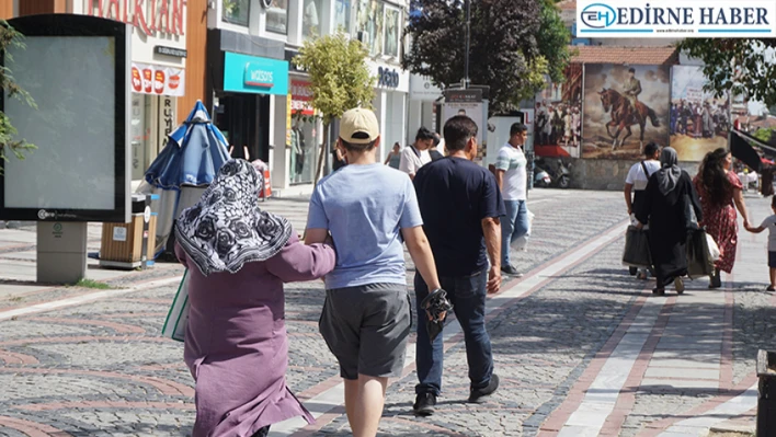 Edirne'de sıcak hava dalgası son buluyor