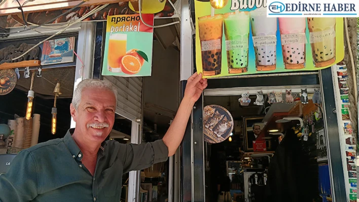 Edirne'de sıcakların yeni gözdesi bubble tea