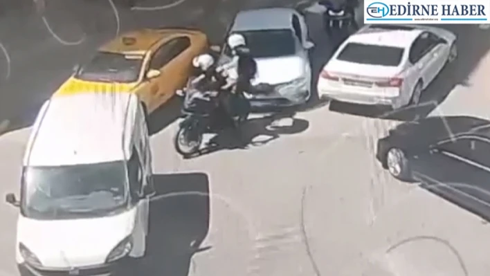 Edirne'de sürücüsü 'dur' ihtarına uymayan aracın çarptığı polis yaralandı