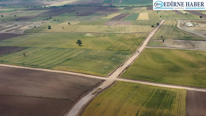 Edirne'de toplulaştırma çalışmaları devam ediyor