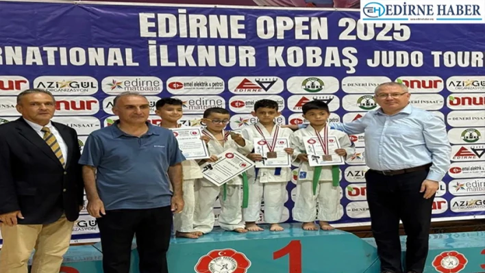 Edirne'de uluslararası judo turnuvası başarıyla tamamlandı