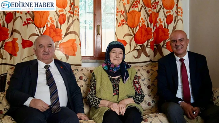 Edirne'de yaşlılar unutulmadı