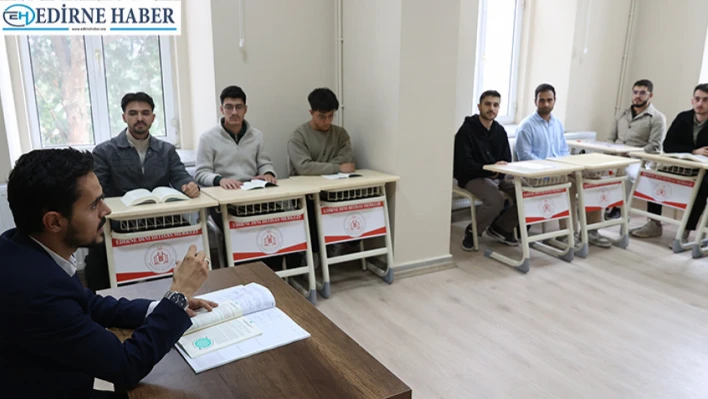 Edirne Dini İhtisas Merkezi, ilk mezunlarını vermeye hazırlanıyor
