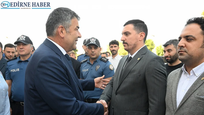 Edirne Emniyet Müdürü Karaburun, gözyaşlarıyla uğurlandı