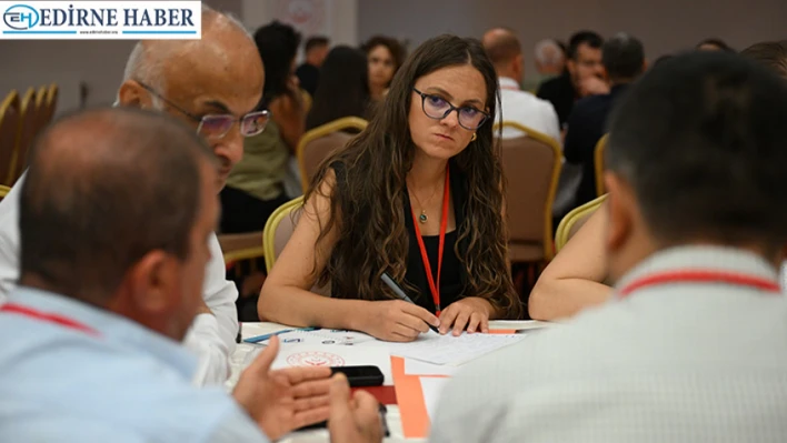 Edirne Haber Yazı İşleri Müdürü Ceylan, basın temsilcisi olarak çalıştaya katıldı
