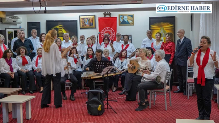 Edirne Huzurevi'nde Türk Sanat Müziği konseri düzenlendi