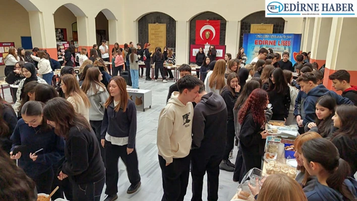 Edirne Lisesi öğretmen ve öğrencilerinden anlamlı kermes