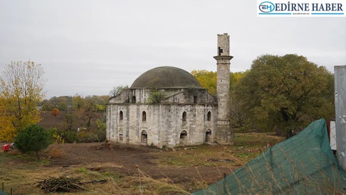 Edirne'nin 546 Yıllık Tarihi Evliya Kasımpaşa Camii'nde Restorasyon Başladı