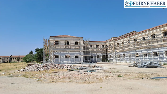 Edirne'nin kalbindeki tarihi yapı yeniden hayat buluyor