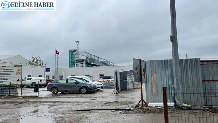 Edirne'nin yeni garı görünmeye başladı
