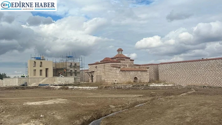 Edirne Sarayı'nın ayağa kaldırılması için başlatılan çalışmalar sürüyor