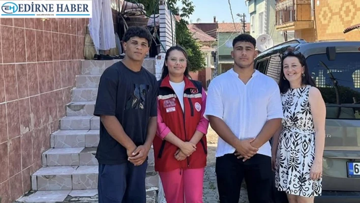 Edirneli güreşçilere ziyaret