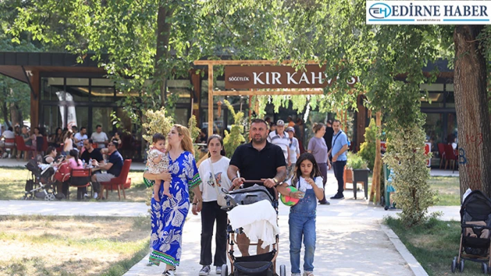 Edirneliler Söğütlük Millet Bahçesi'nden memnun