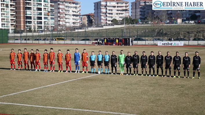 Edirnespor, Alt Yapı Kadrosuyla Sahaya Çıktığı Maçta 4-0 Mağlup Oldu