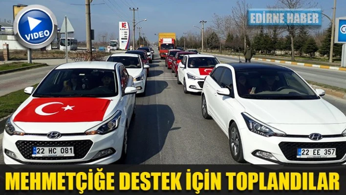 Mehmetçiğe destek için toplandılar