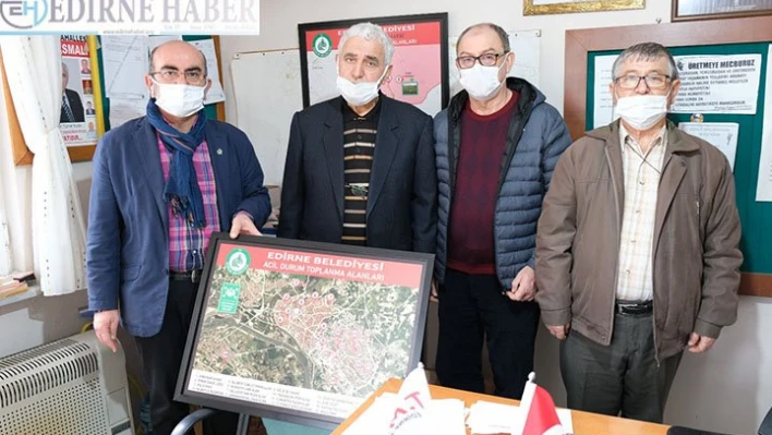 Edirne'de afet ve acil durum toplanma alanları belirlendi