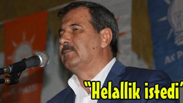 'Helallik istedi'
