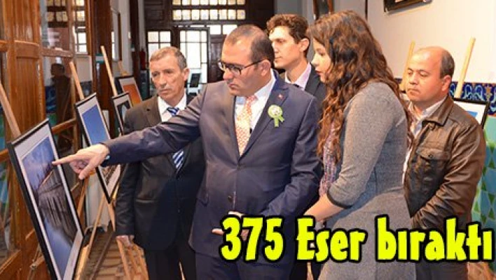375 Eser bıraktı