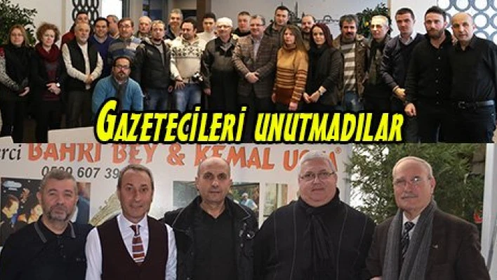 Gazetecileri unutmadılar