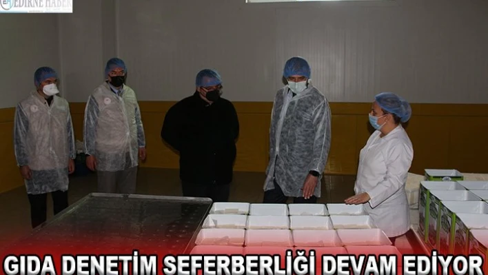 Gıda denetim seferberliği devam ediyor