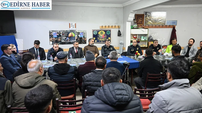 Emniyet Müdürü Ayhan, Yıldırım Hacısarraf Mahallesi sakinleriyle bir araya geldi