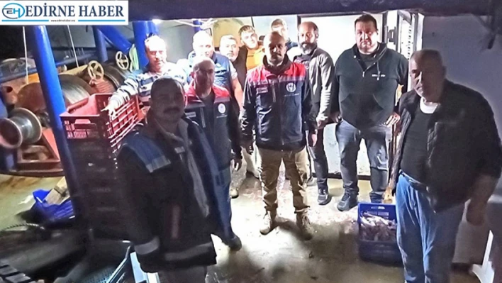 Enez'de Trol gemilerine sıkı denetim