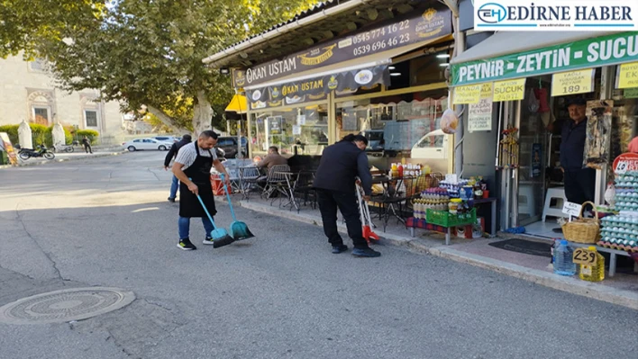 Esnaflar temizlik kampanyası başlattı