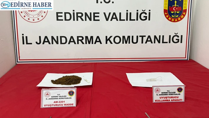 Evinde uyuşturucu bulunan şahıs gözaltına alındı