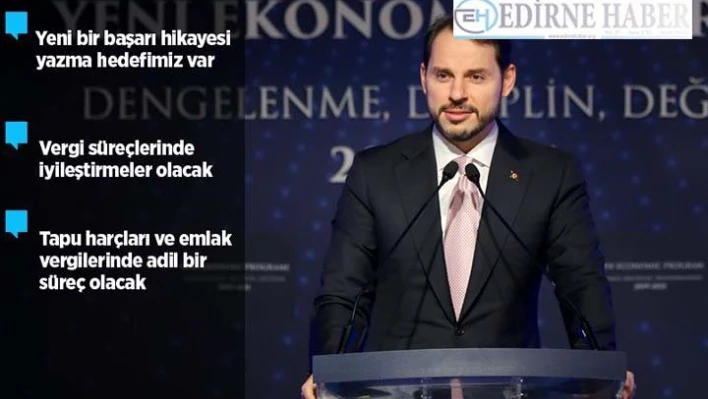 Bakan Albayrak Yeni Ekonomi Programı'nı açıkladı