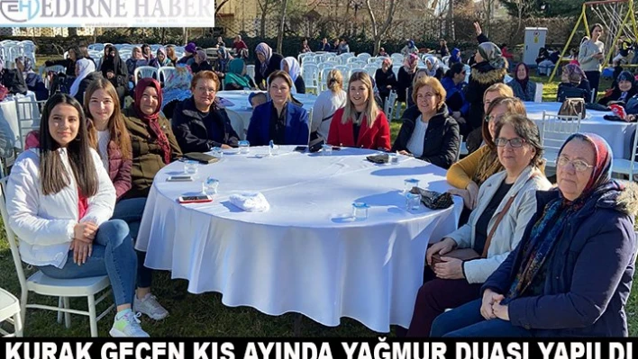 Çiftçiler yağmur duasına çıktı